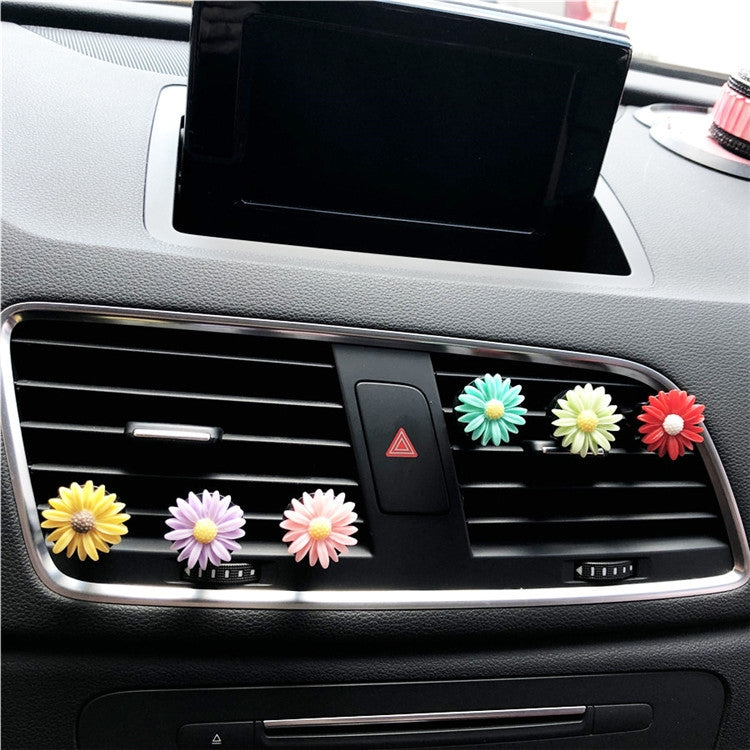 Colorful Resin Daisy Car Air Vent Aromatherapy Decorative Clip ÎҵÄÉ̵ê