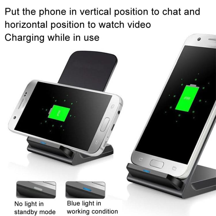 15W Desktop Wireless Charger Mobile Phone Wireless Fast Charging Bracket