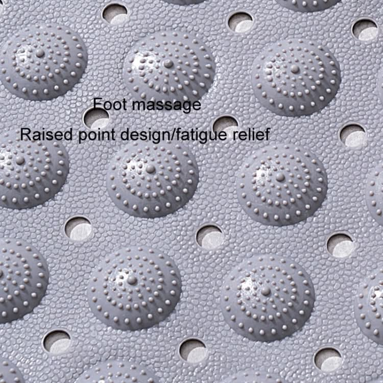 PVC Bathroom Non-slip Mat Thickened Massage Water-proof Foot Mat