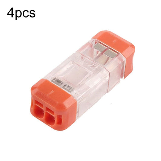 4pcs Direct Insertion Of Quick Terminal Block Wire Connector Clamps