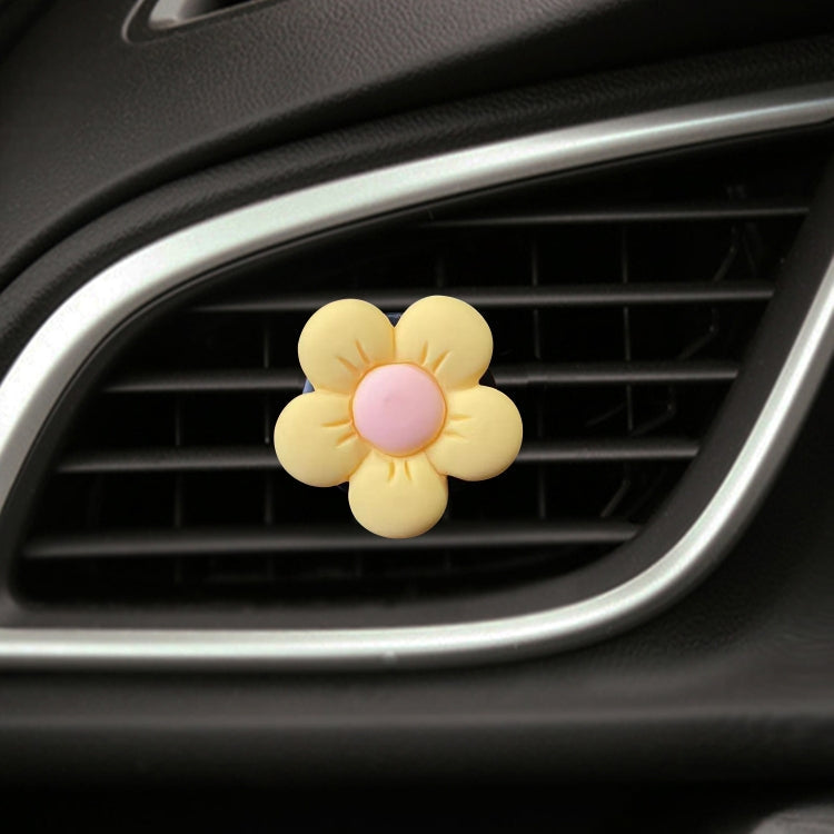 Candy-colored Ffive-petal Flower Car Air Vent Aromatherapy Decorative Clip ÎҵÄÉ̵ê