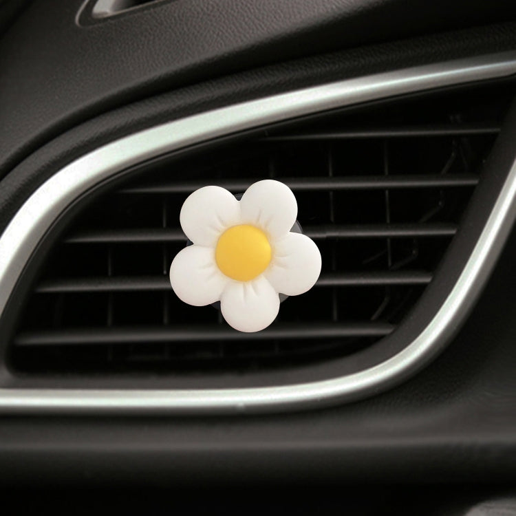 Candy-colored Ffive-petal Flower Car Air Vent Aromatherapy Decorative Clip