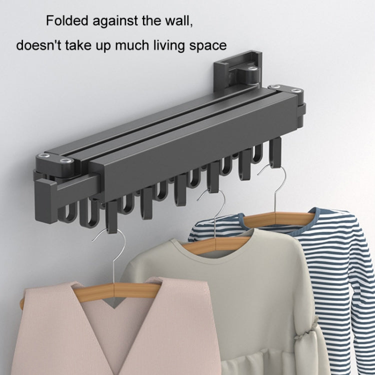 Foldable Invisible Clothes Drying Rack Hole-Free Expandable Corner Metal Convenient Drying Rod For Balcony My Store