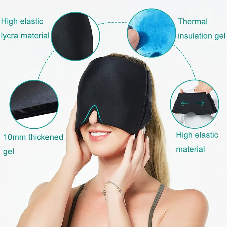 Gel Ice Hood Cooling Eye Mask Hot and Cold Compress Headband for Headache My Store