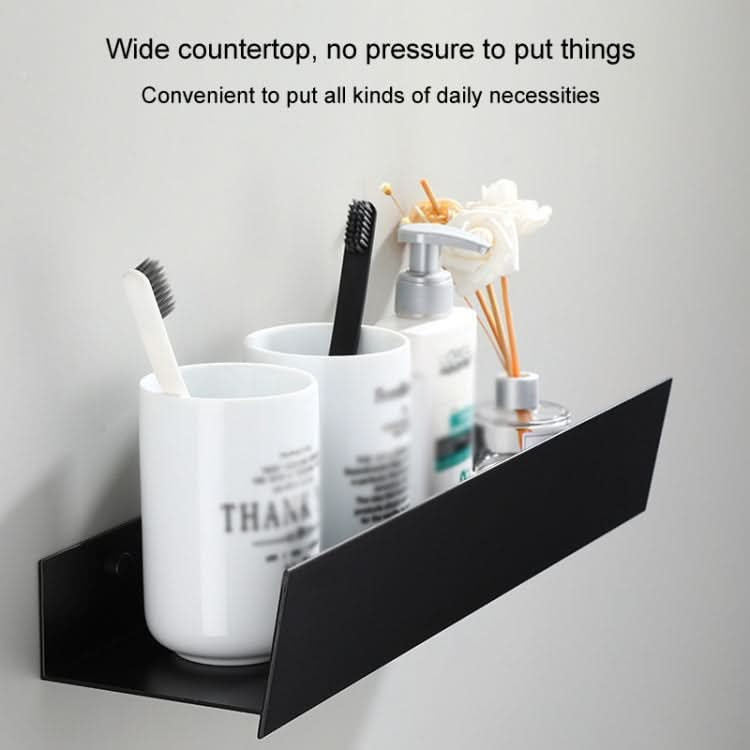 No-Punch Bathroom Shelf Washstand Convenient Storage Rack