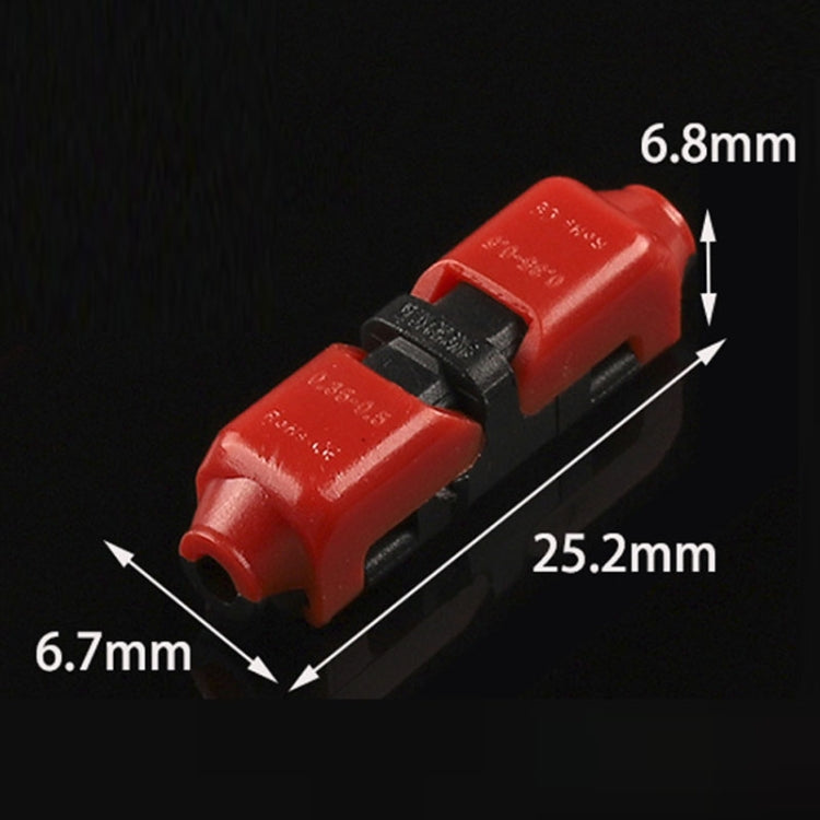 Straight Plug Quick Terminal Block No Strip Multifunctional Wire Connector Reluova