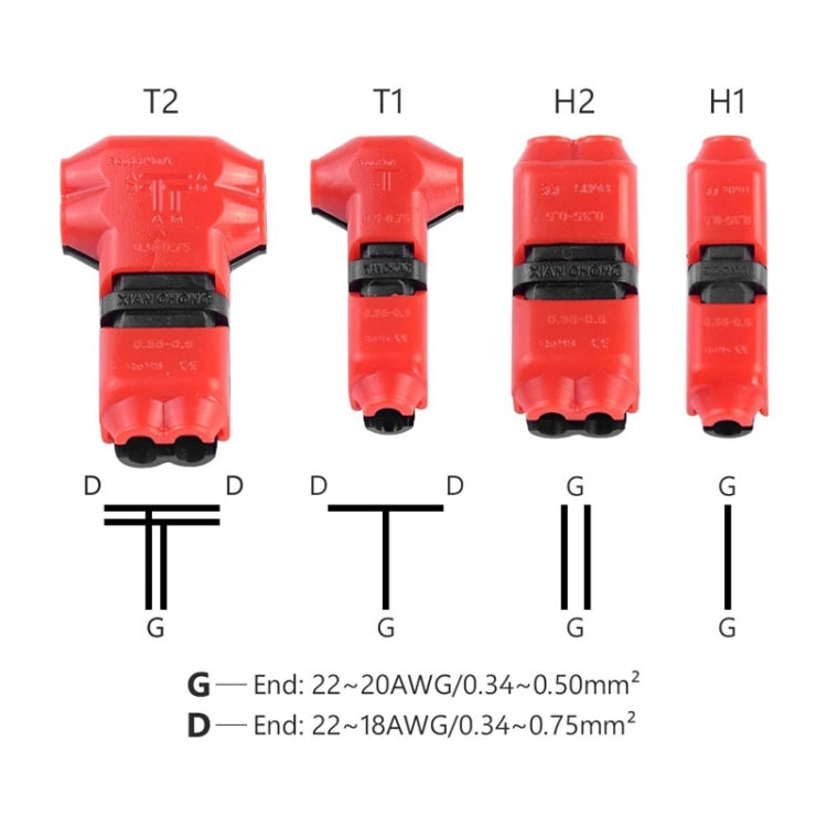 Straight Plug Quick Terminal Block No Strip Multifunctional Wire Connector Reluova