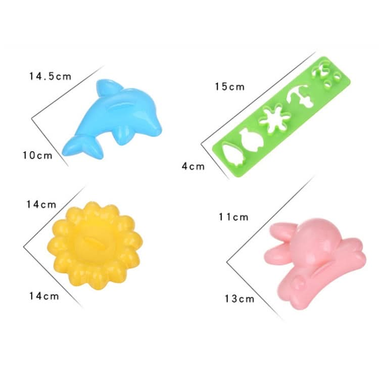 4pcs/Set Rabbit Dolphin Rice Sushi DIY Mold-Reluova