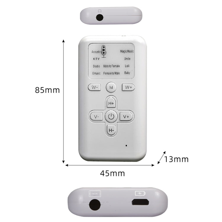 M11 Mini Phone Computer Sound Card Voice Changer Live Karaoke Recording Voice Transformer