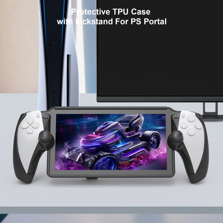 For PlayStation Portal Handle JYS TPU Protective Case With Stand Reluova