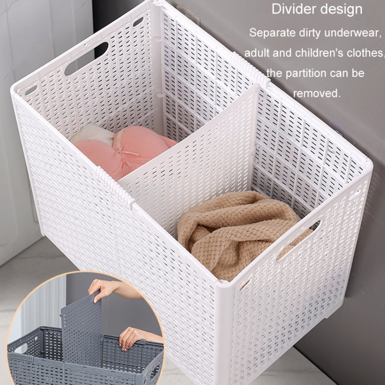 Foldable Dirty Clothes Basket Wall Mounted Bathroom Dirty Clothes Storage Frame Plastic Laundry Basket My Store