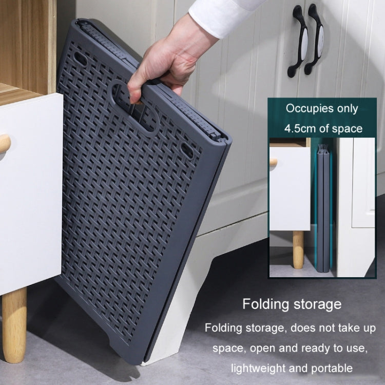 Foldable Dirty Clothes Basket Wall Mounted Bathroom Dirty Clothes Storage Frame Plastic Laundry Basket My Store