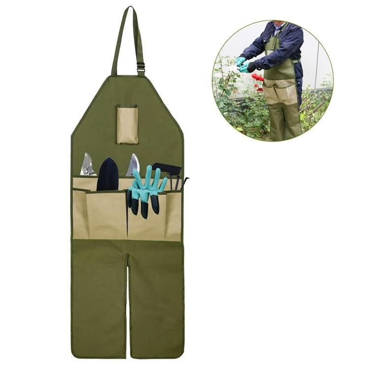 45x118cm Oxford Cloth Leg Guards Orchard Picking Work Anti-dirty Apron-Reluova