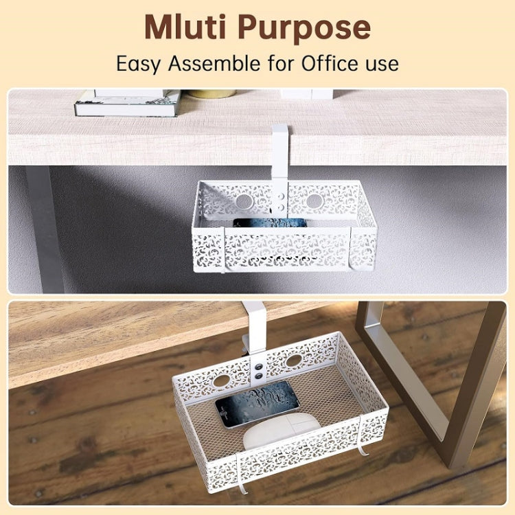 Hidden Under Desk Miscellaneous Storage Basket My Store