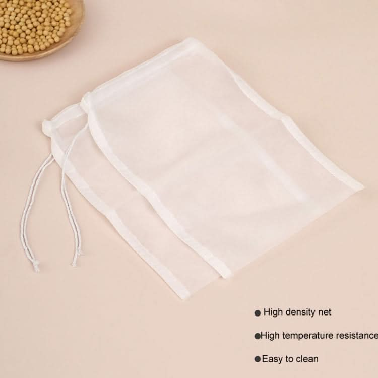 2pcs /Pack Household Soymilk Dregs Filter Bag Juice Filter Mesh Pouch-Reluova