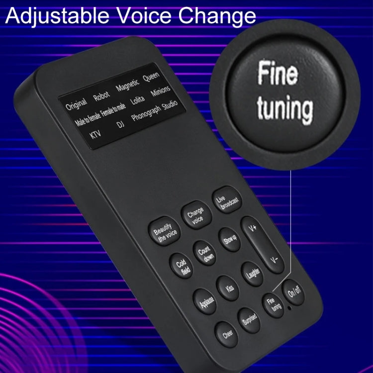 S9 Mobile Phone Computer Live Sound Card Voice Changer Game Karaoke Recording Audio Transformer Reluova