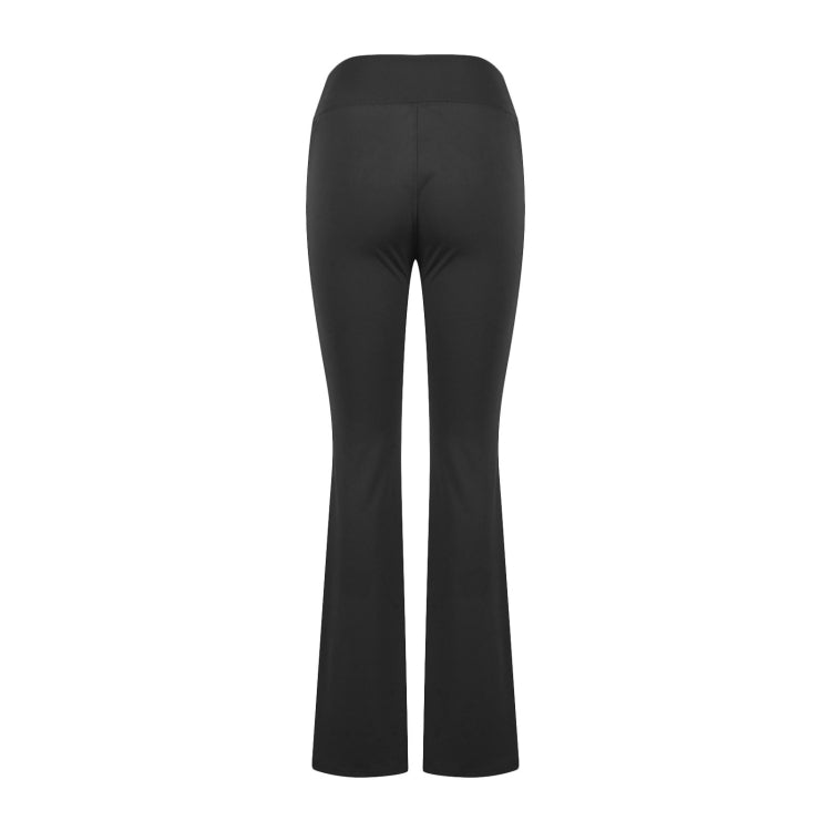 Women Sports Pant Solid Color High Waist Yoga Slimming Casual Loose Wide-leg Pants