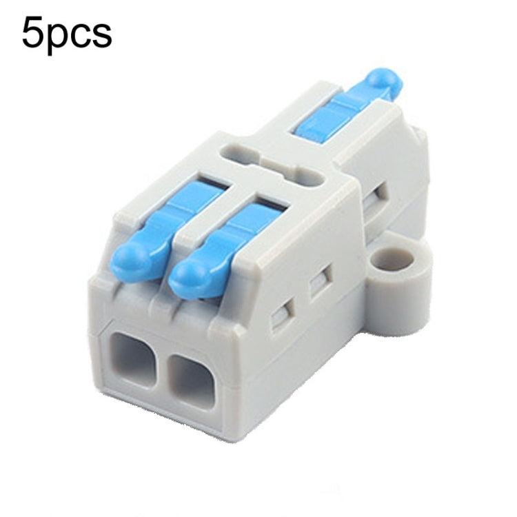 5pcs Push Type Mini Wire Connection Splitter Quick Connect Terminal Block Reluova