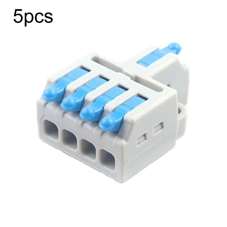 5pcs Push Type Mini Wire Connection Splitter Quick Connect Terminal Block Reluova