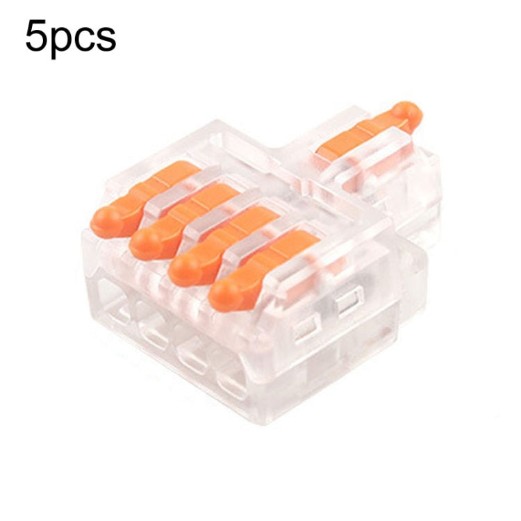 5pcs Push Type Mini Wire Connection Splitter Quick Connect Terminal Block Reluova