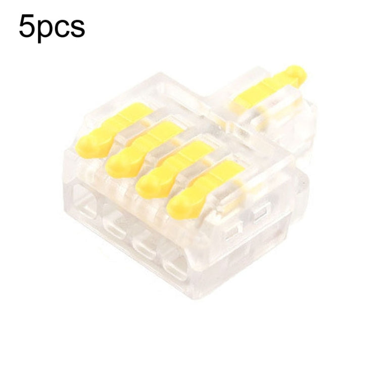 5pcs Push Type Mini Wire Connection Splitter Quick Connect Terminal Block Reluova