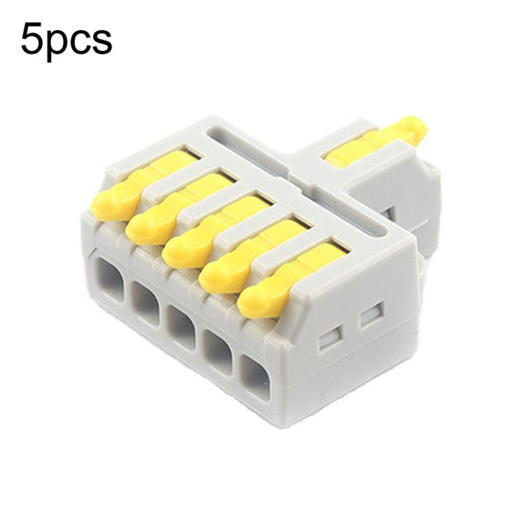 5pcs Push Type Mini Wire Connection Splitter Quick Connect Terminal Block Reluova