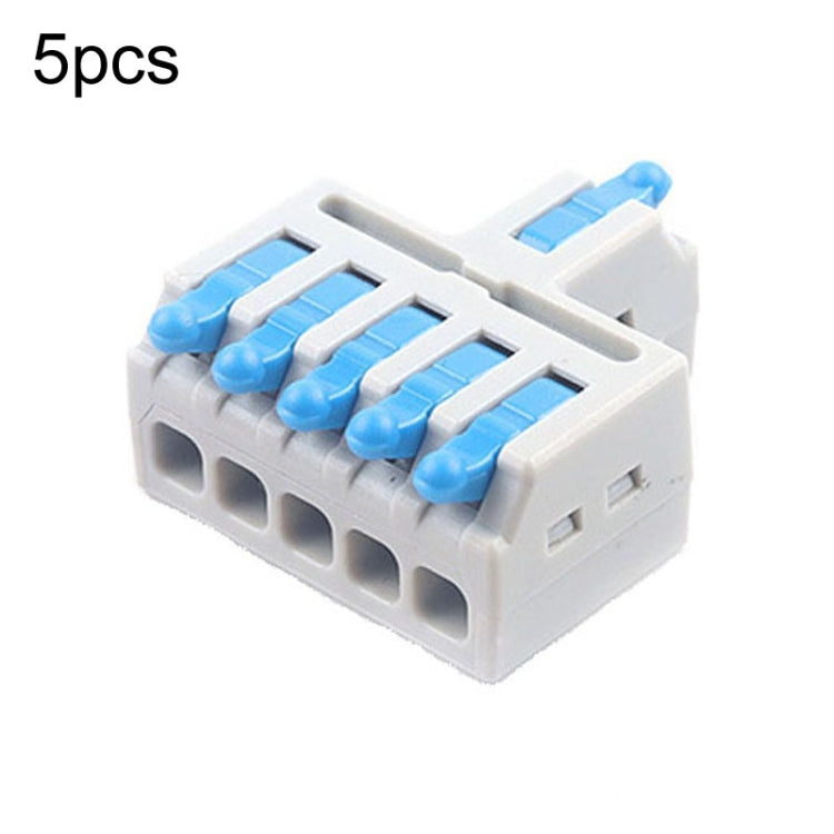 5pcs Push Type Mini Wire Connection Splitter Quick Connect Terminal Block Reluova