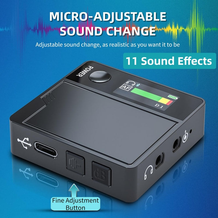 A9 Mobile Phone Computer Live Recording Mini Color Screen Display Sound Card Voice Changer