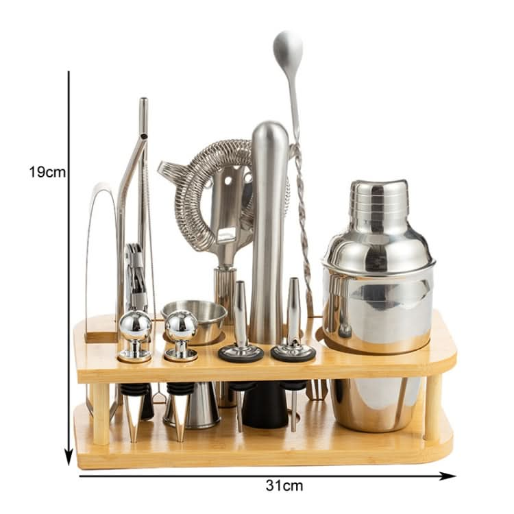 350ml 15 In 1 Stainless Steel Bartending Set Cocktail Shaker Bar Bartending Tools-Reluova