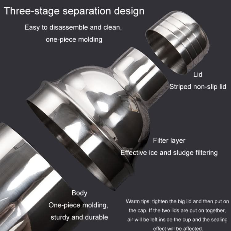 350ml 15 In 1 Stainless Steel Bartending Set Cocktail Shaker Bar Bartending Tools-Reluova