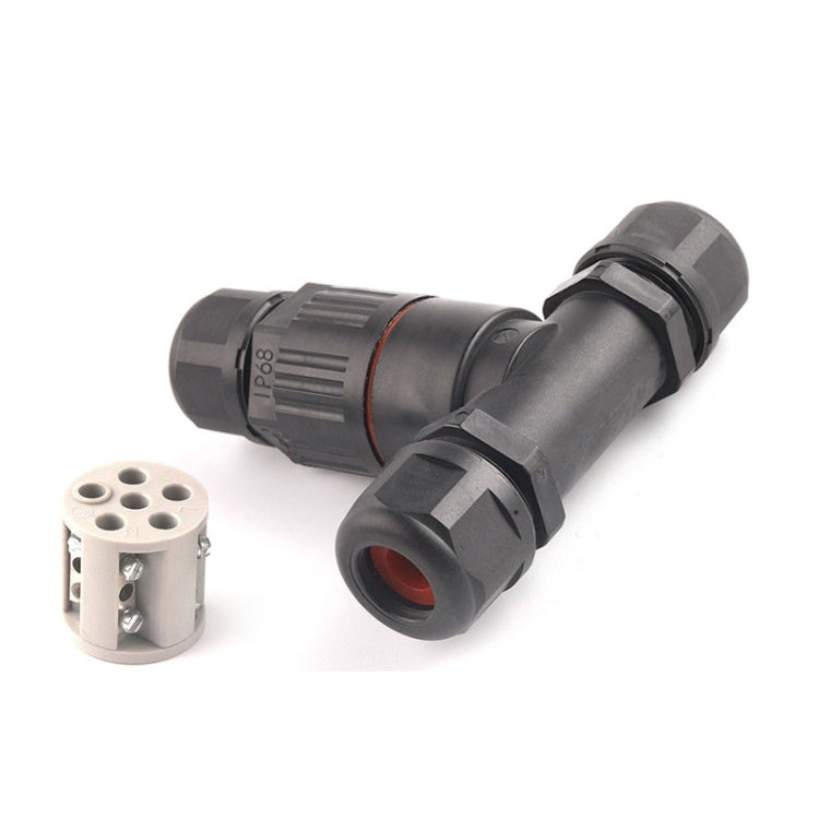 Outdoor T-Wire Terminal Block Five Pole Male And Female Docking Waterproof Connector My Store