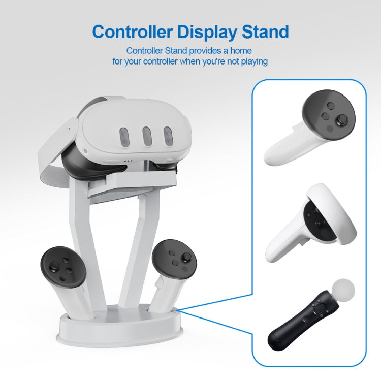 JYS-MQ003 For Meta Quest 3 / 2 VR Glasses Handle Holder Desktop Organizer Accessory Reluova