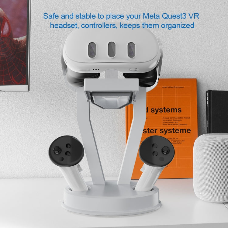 JYS-MQ003 For Meta Quest 3 / 2 VR Glasses Handle Holder Desktop Organizer Accessory Reluova