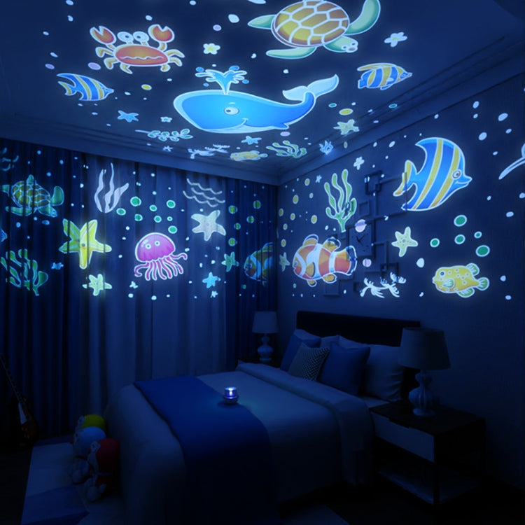 Rotatable Cartoon Atmosphere Projection Lamp Music Night Light My Store