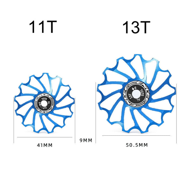 ENLEE Mountain Bicycle Rear Derailleur Guide Wheel Ceramic Bearing Tension Pulley Reluova