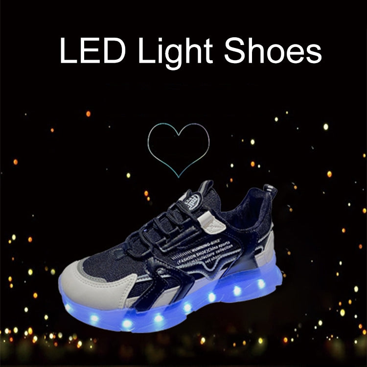 USB Charging LED Light Shoes Couples Casual Sneakers Hip-Hop Luminous Shoes