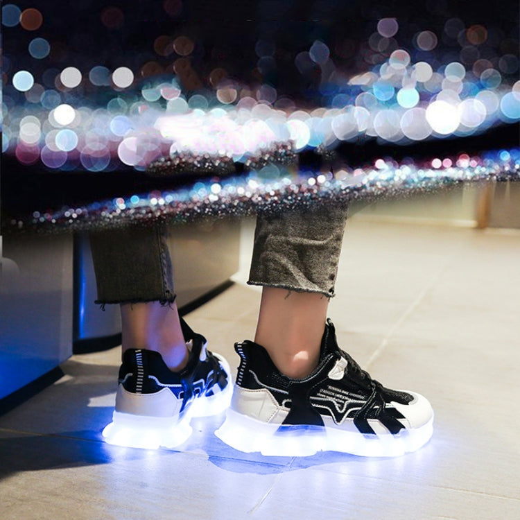 USB Charging LED Light Shoes Couples Casual Sneakers Hip-Hop Luminous Shoes My Store