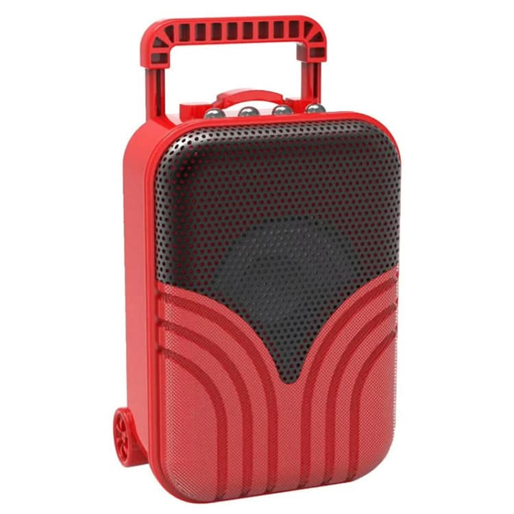 X1 Mini Trolley Case Bluetooth Speaker Retro Card Radio Portable Audio