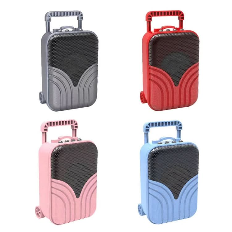 X1 Mini Trolley Case Bluetooth Speaker Retro Card Radio Portable Audio