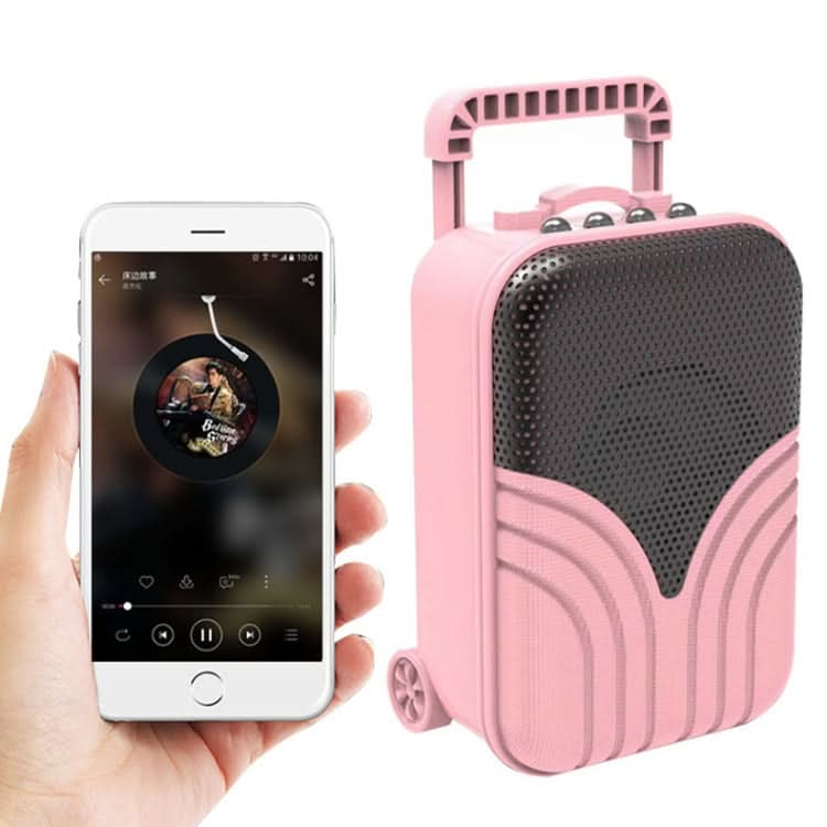 X1 Mini Trolley Case Bluetooth Speaker Retro Card Radio Portable Audio