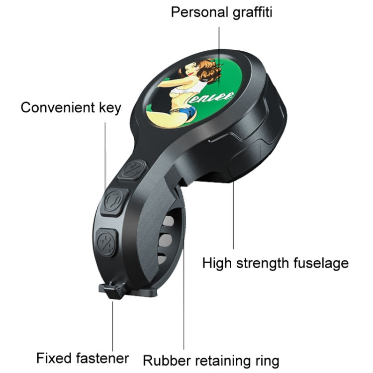 ENLEE EL07 Bicycle Speaker Mountain Road Bike Bell Anti-Theft Alarms Reluova