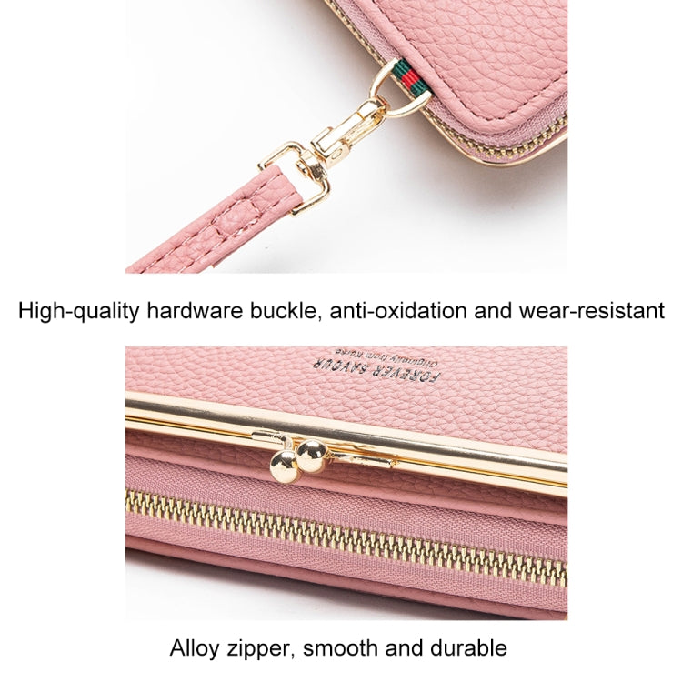 Embroidered Large Capacity Single-shoulder Phone Bag Crossbody Zipper Long Ladies Wallet My Store