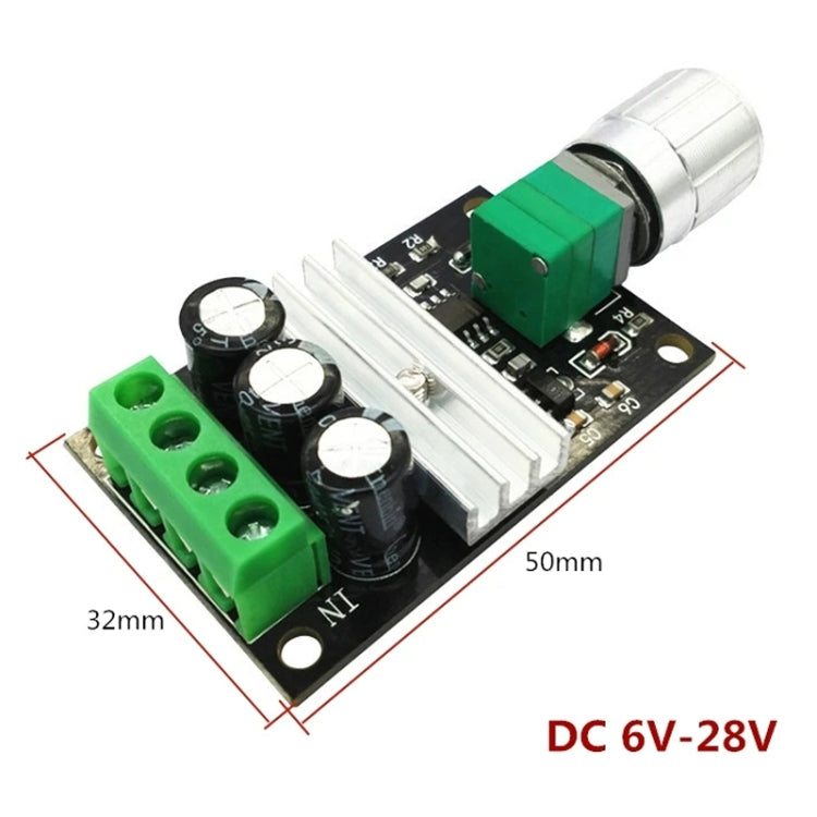 6V 12V 24V 28V 3A Speed Control Switch PWM DC Motor Speed Controller-Reluova