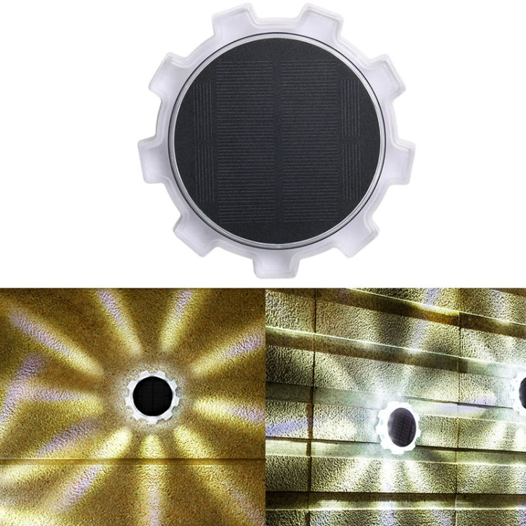 Gear Shape Solar Outdoor Garden Decoration Atmosphere Wall Light My Store