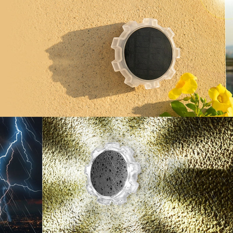 Gear Shape Solar Outdoor Garden Decoration Atmosphere Wall Light My Store