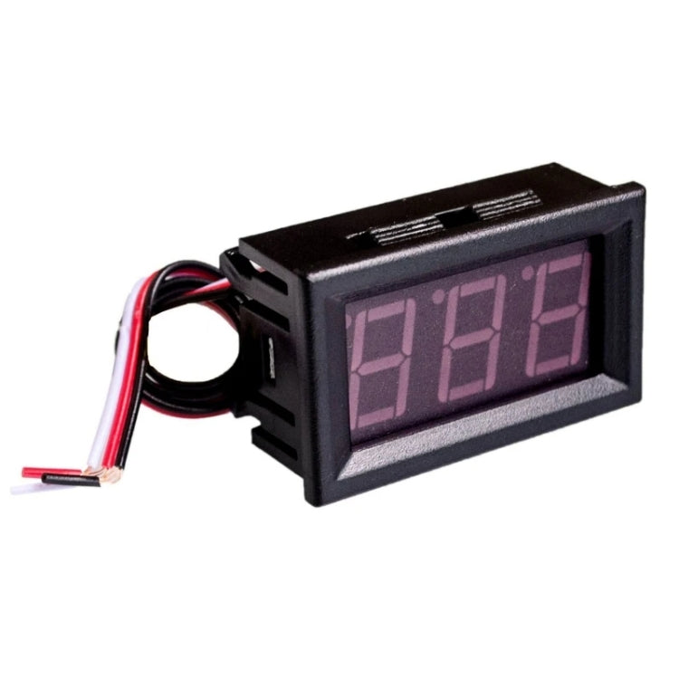 0V-30V 3 Wire DC Voltmeter Terminal 0.56 Inch LED Digital Voltmeter Accessories Reverse Connection Protection