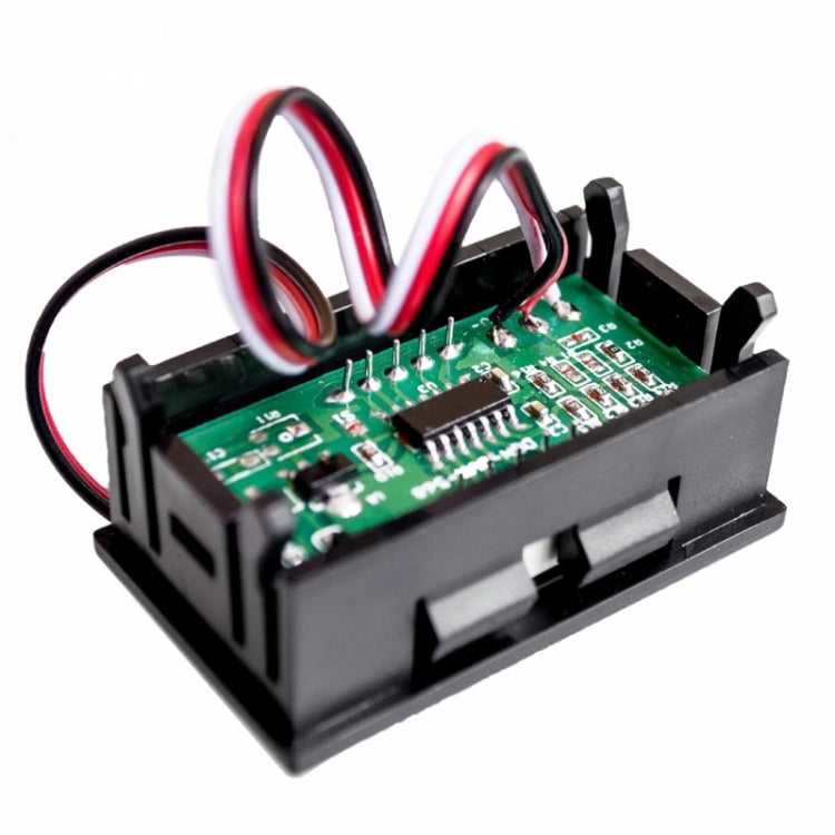 0V-30V 3 Wire DC Voltmeter Terminal 0.56 Inch LED Digital Voltmeter Accessories Reverse Connection Protection