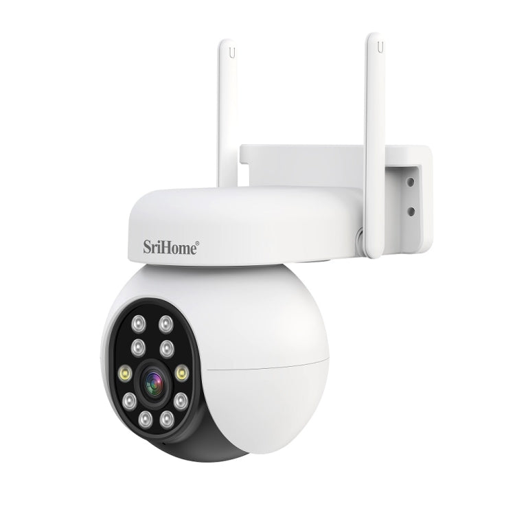 SriHome SH052B Wifi 5MP Wireless PTZ IP AI Auto Tracking Sound&Light Alarm Starlight Color Night Vision Outdoors Surveillance Camera Reluova