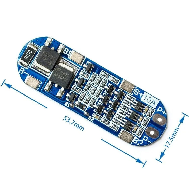 3S 10A 11.1V 12V 12.6V Li-Ion Battery Charging Protection Board Reluova