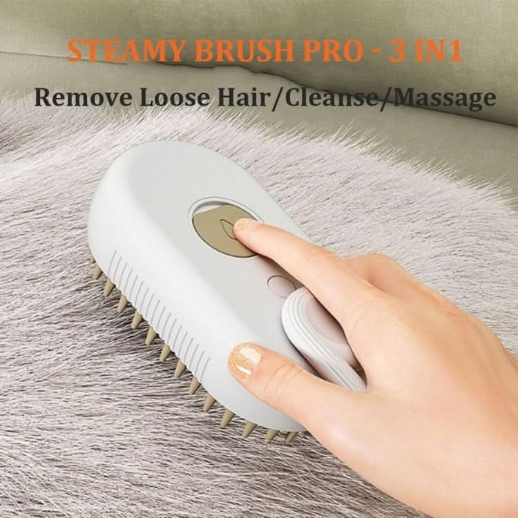 Pet Electric Spray Comb Rechargeable Cat Steamy Grooming Brush Cleaning Tool - Reluova